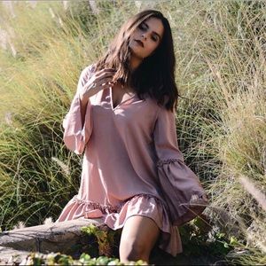 Finders Keepers The Label Pink Ruffle Dress